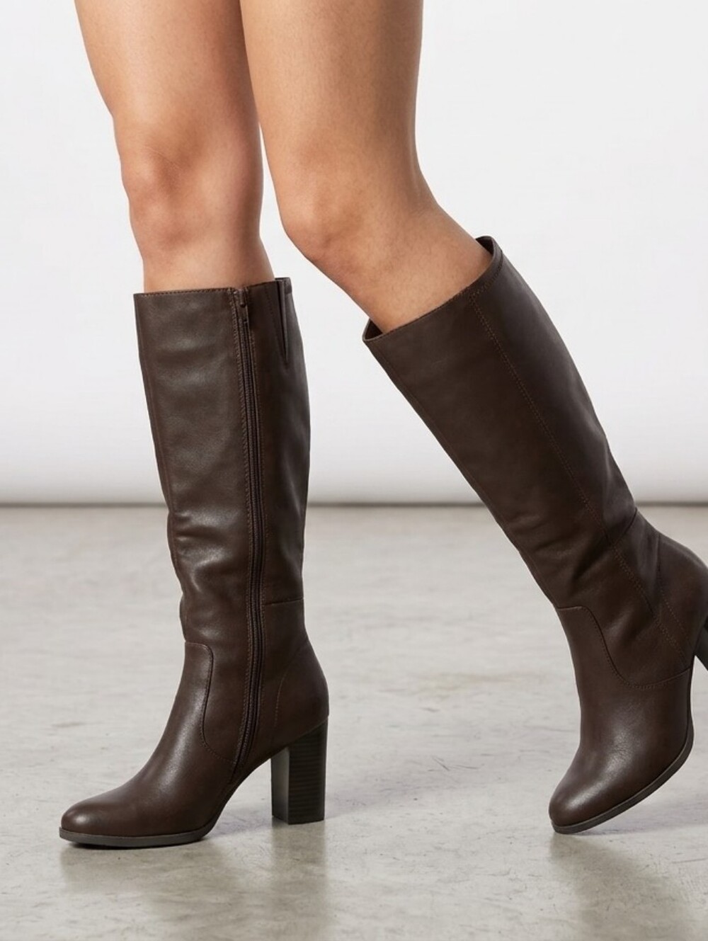 Me Too Brown Heeled Boots